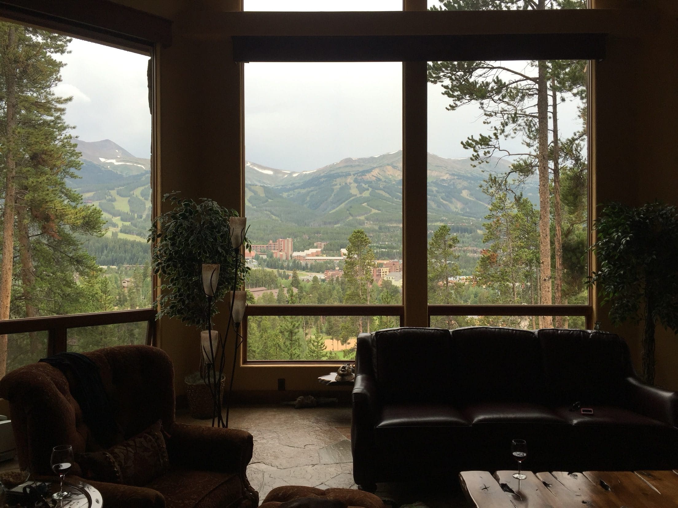 Great Breckenridge views from a "sister's" house